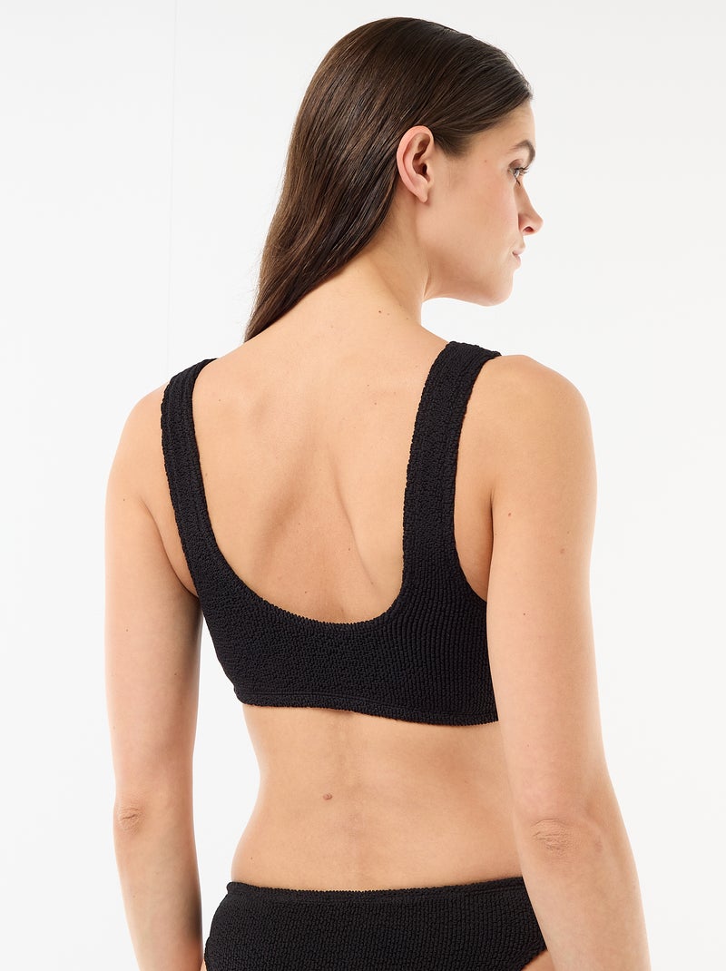 Brassière de bain extensible Noir - Kiabi
