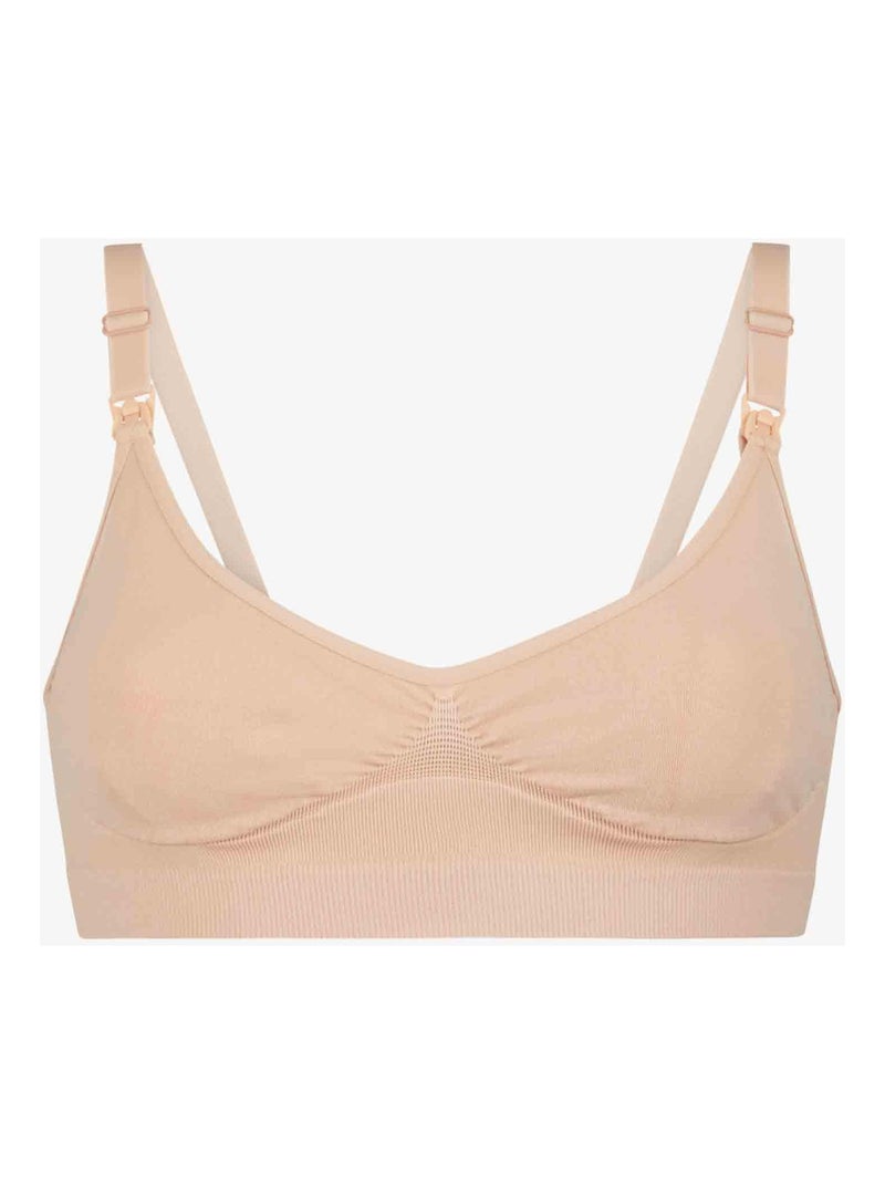 Brassière de grossesse et d'allaitement Beige - Kiabi