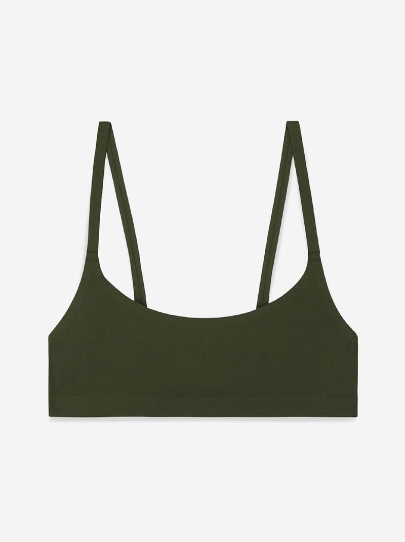 Brassière de grossesse et d'allaitement Kaki - Kiabi