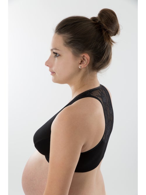 Brassière de nuit de maternité avec dentelle 'Bogema' - Kiabi