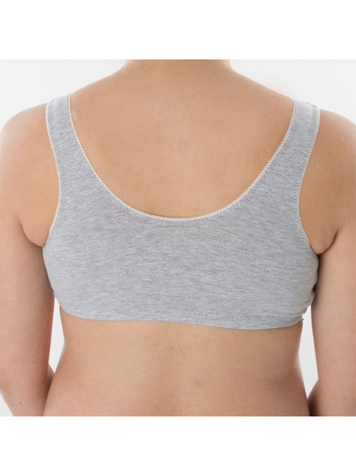 Brassière de nuit de maternité GRIS 'Bogema' - Kiabi