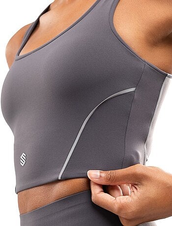 Brassière de running femme femme angkor dark gray