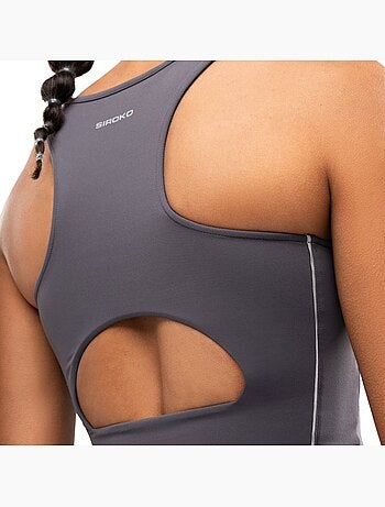 Brassière de running femme femme angkor dark gray