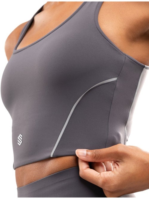 Brassière de running femme femme angkor dark gray - Kiabi Brassière de running femme femme angkor dark gray - Kiabi