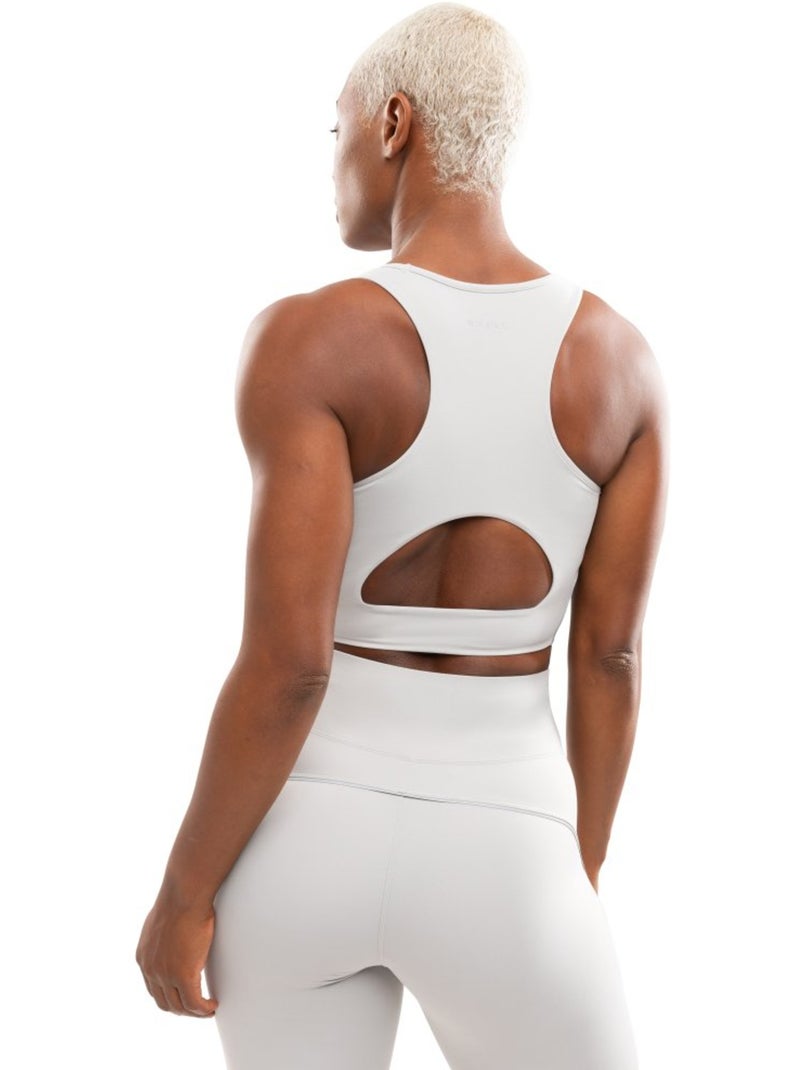 Brassière de running femme femme angkor light gray Blanc Gris - Kiabi