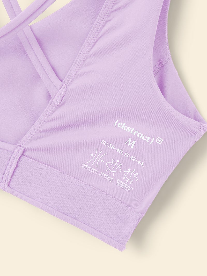 Brassière de sport - (ekstract) Violet - Kiabi