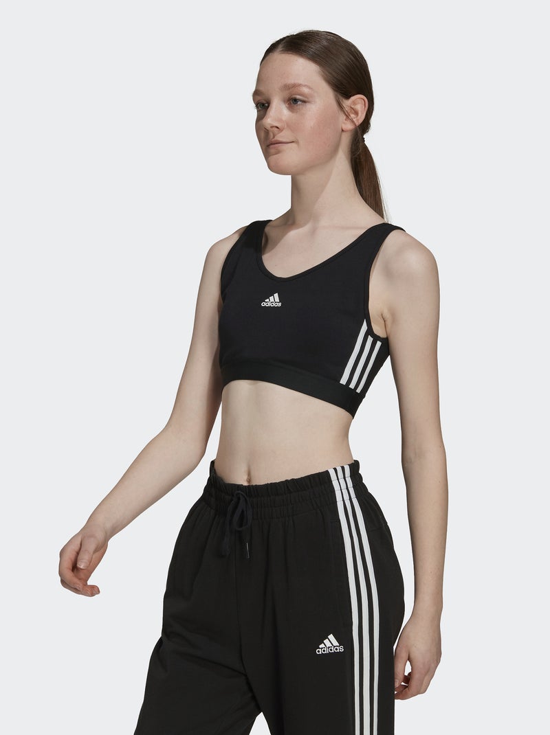 Brassière de sport 'adidas' Noir - Kiabi