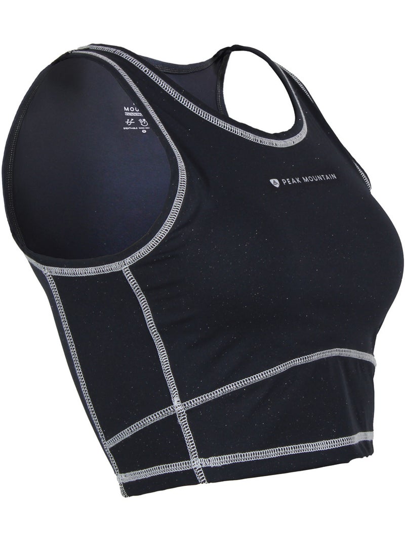 Brassière de sport ALIGHT - PEAK MOUNTAIN Noir Noir - Kiabi