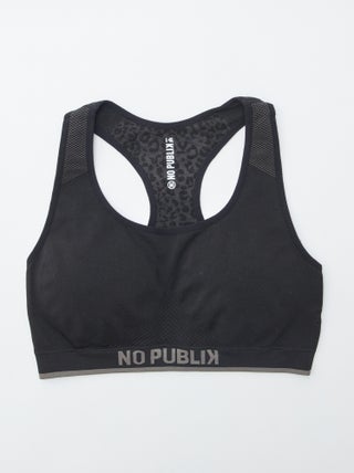 Brassière de sport avec dos nageur 'No Publik'