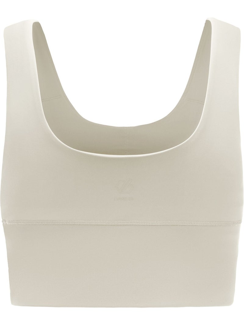 Brassière de sport cintrée et unie refresh - dare 2b Crème - Kiabi