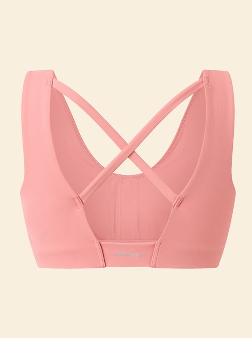 Brassière de sport croisée au dos maintien moyen - (ekstract) - Kiabi
