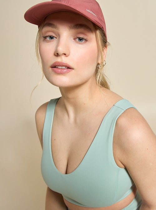 Brassière de sport croisée au dos maintien moyen - (ekstract) - Kiabi