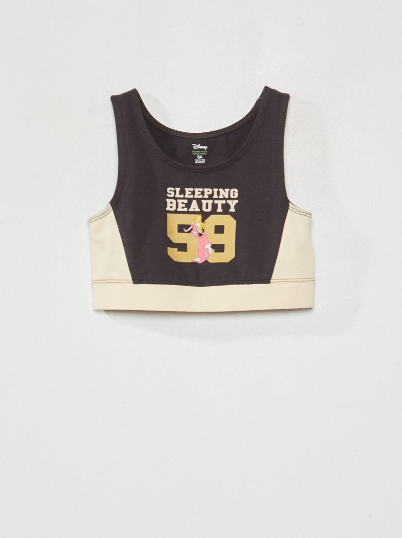 Brassière de sport 'Disney' Gris - Kiabi