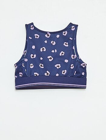 Brassière de sport en matière stretch