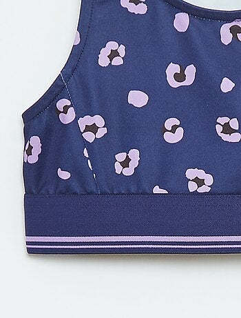 Brassière de sport en matière stretch