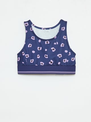 Brassière de sport  en matière stretch
