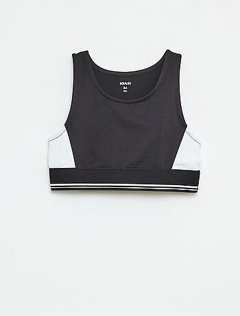 Brassière de sport en matière stretch