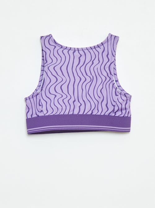 Brassière de sport  en matière stretch - Kiabi