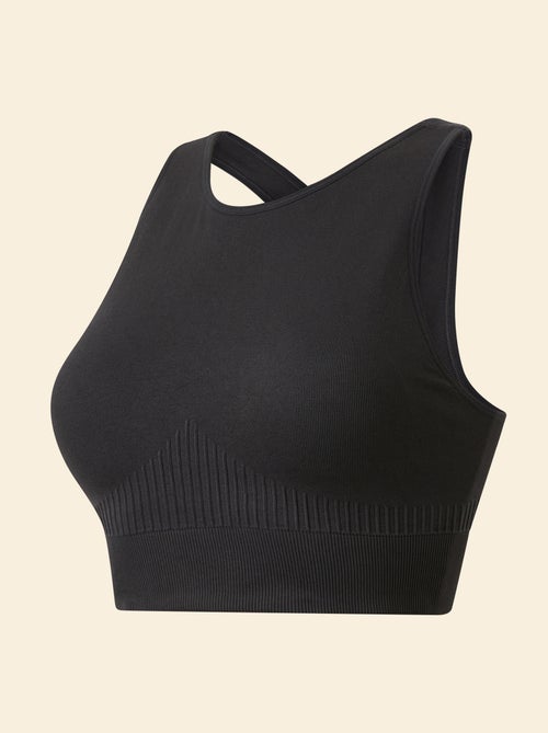 Brassière de sport en rib maintient léger - (ekstract) - Kiabi