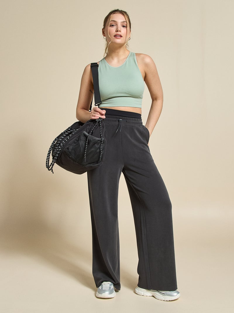 Brassière de sport en rib maintient léger - (ekstract) Vert - Kiabi