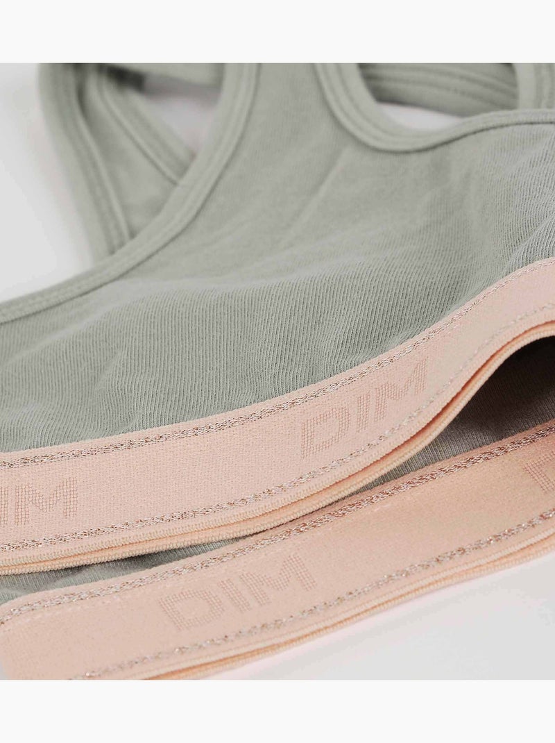 Brassière de sport fille Sport Vert clair - Kiabi