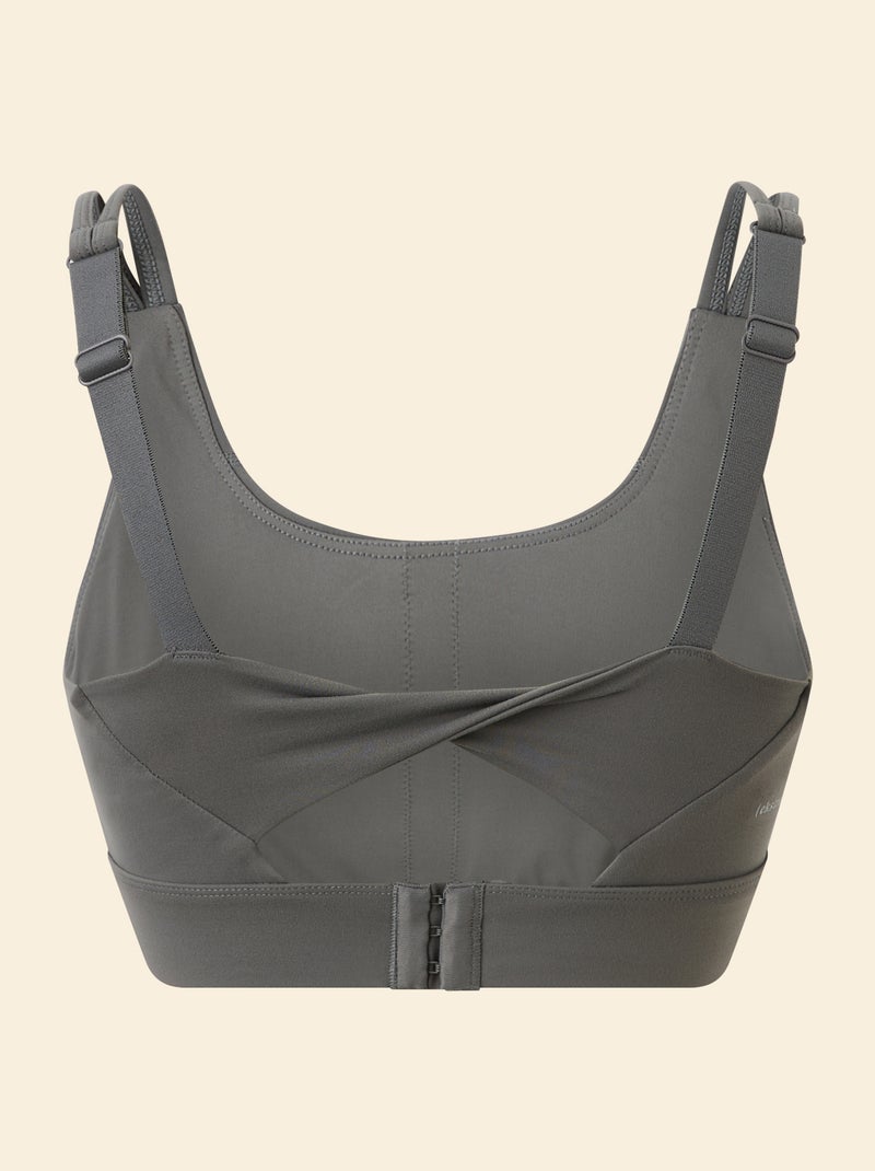 Brassière de sport fort maintien - (ekstract) Gris - Kiabi