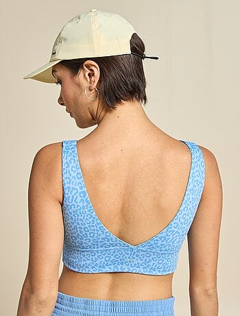 Brassière de sport imprimé léopard maintien léger - (ekstract)