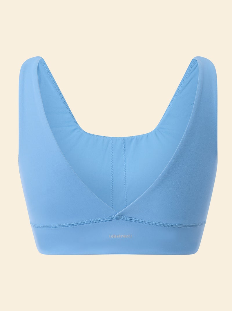 Brassière de sport maintien léger - (ekstract) Bleu - Kiabi