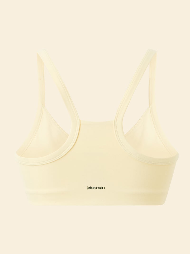 Brassière de sport maintien léger - (ekstract) Jaune - Kiabi