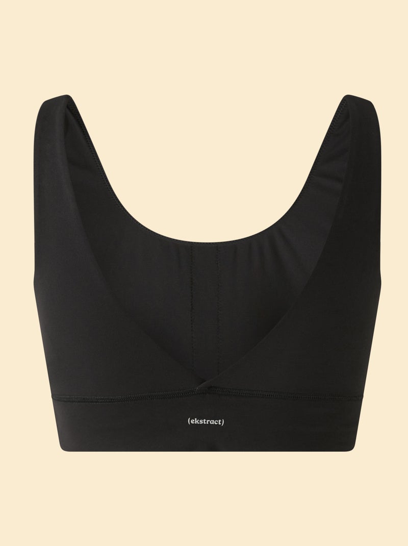 Brassière de sport maintien léger - (ekstract) Noir - Kiabi
