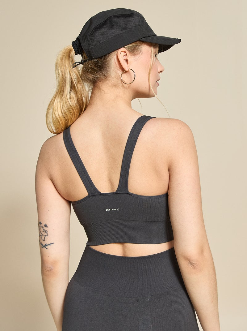 Brassière de sport maintien léger - (ekstract) Noir - Kiabi