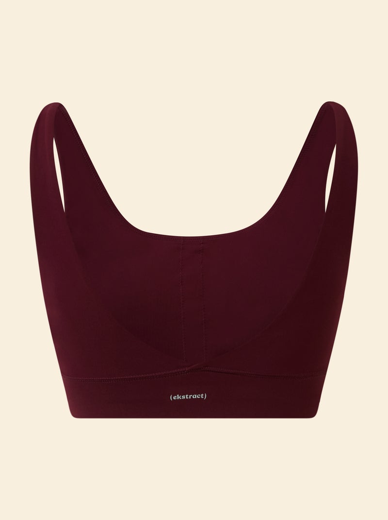 Brassière de sport maintien léger - (ekstract) Rouge - Kiabi