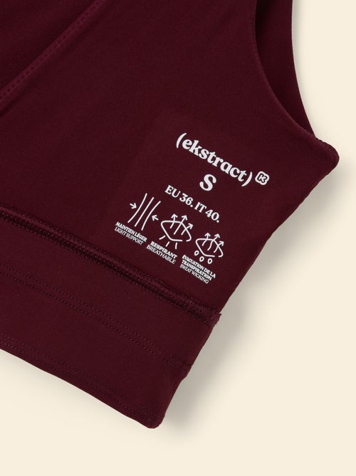 Brassière de sport maintien léger - (ekstract) - Kiabi Brassière de sport maintien léger - (ekstract) - Kiabi