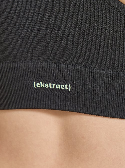 Brassière de sport maintien moyen sans couture - (ekstract) - Kiabi