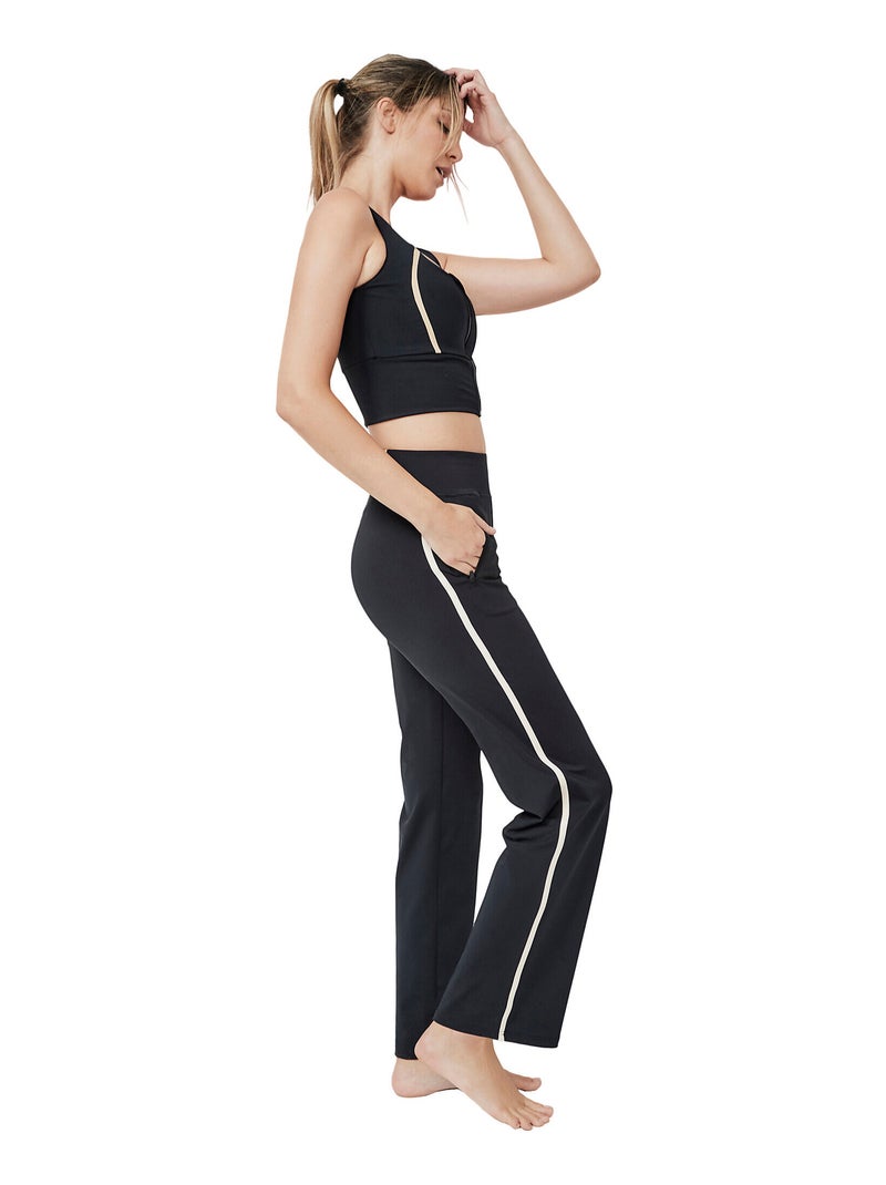 Brassière de sport ouverture frontale TECH ST7 Noir - Kiabi