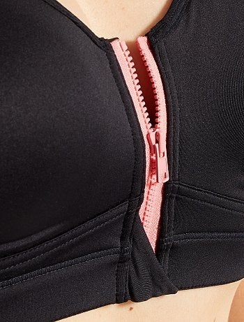 Brassière de sport post-opératoire microfibre - Kiabi