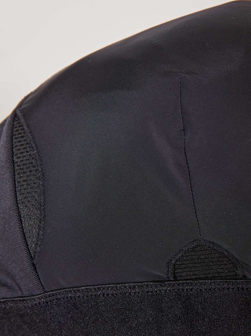 Brassière de sport post-opératoire microfibre noir - Kiabi