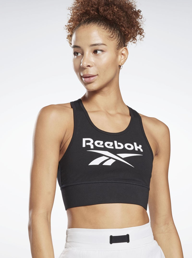 Brassière de sport 'Reebok' Noir - Kiabi