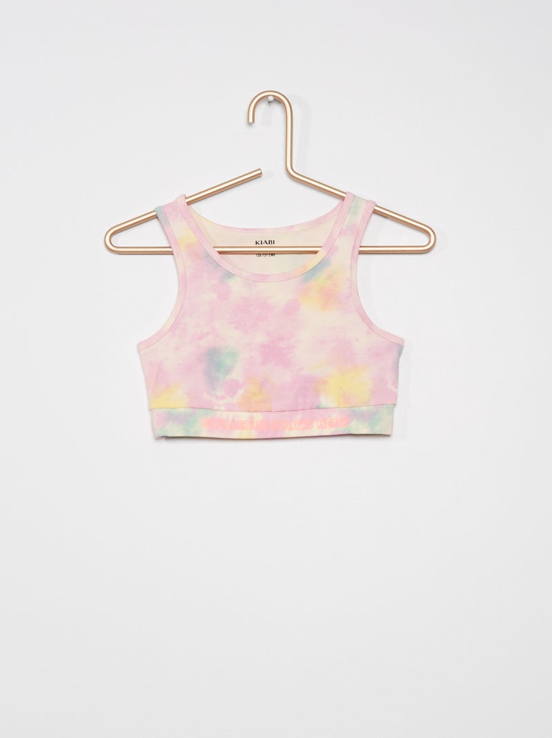 Brassière de sport Rose - Kiabi
