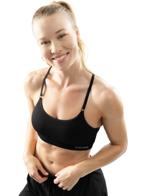 Brassière de sport sans couture femme fitness femme ness - Kiabi Brassière de sport sans couture femme fitness femme ness - Kiabi