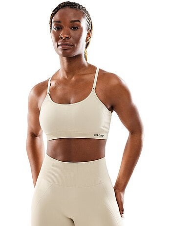 Brassière de sport sans couture femme fitness femme spark