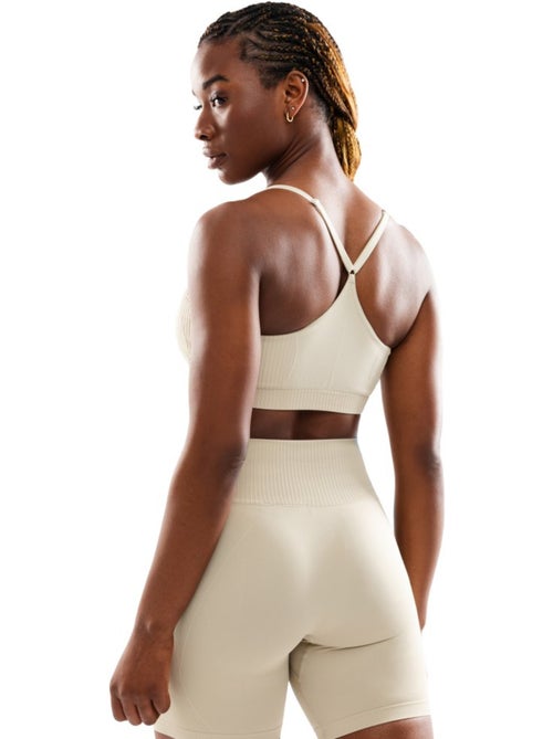 Brassière de sport sans couture femme fitness femme spark - Kiabi Brassière de sport sans couture femme fitness femme spark - Kiabi