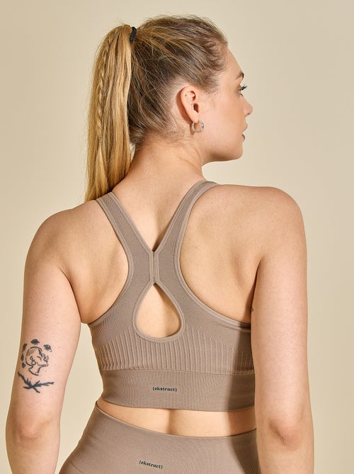 Brassière de sport sans coutures - (ekstract) - Kiabi Brassière de sport sans coutures - (ekstract) - Kiabi