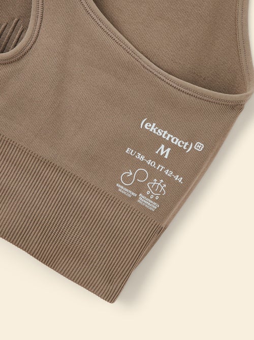 Brassière de sport sans coutures - (ekstract) - Kiabi Brassière de sport sans coutures - (ekstract) - Kiabi