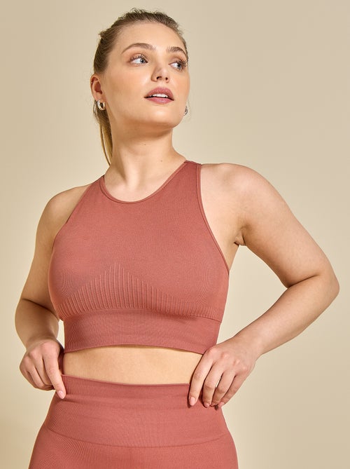 Brassière de sport sans coutures - (ekstract) - Kiabi Brassière de sport sans coutures - (ekstract) - Kiabi