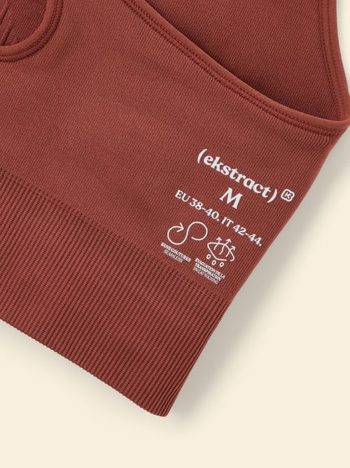 Brassière de sport sans coutures - (ekstract) - Kiabi Brassière de sport sans coutures - (ekstract) - Kiabi