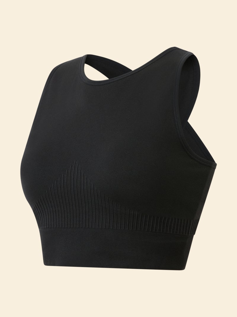 Brassière de sport sans coutures - (ekstract) Noir - Kiabi