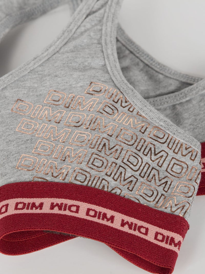 Brassière de Sport Sport Gris chiné - Kiabi