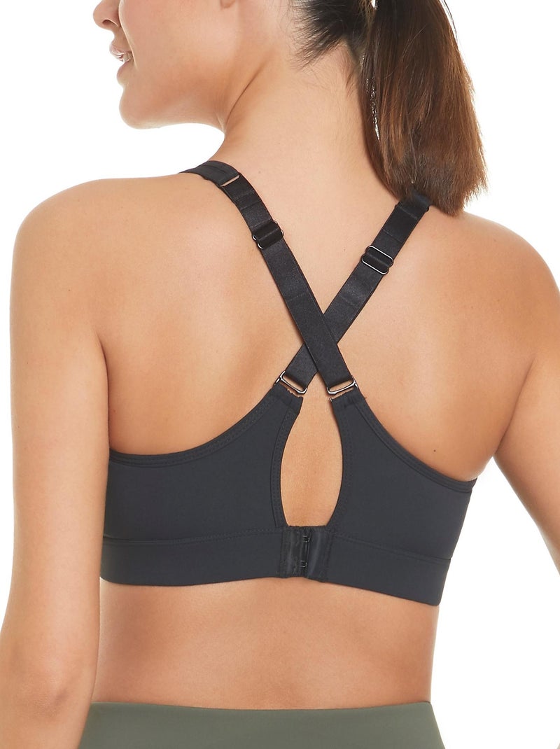 Brassière de sport Tech ST3 Noir - Kiabi