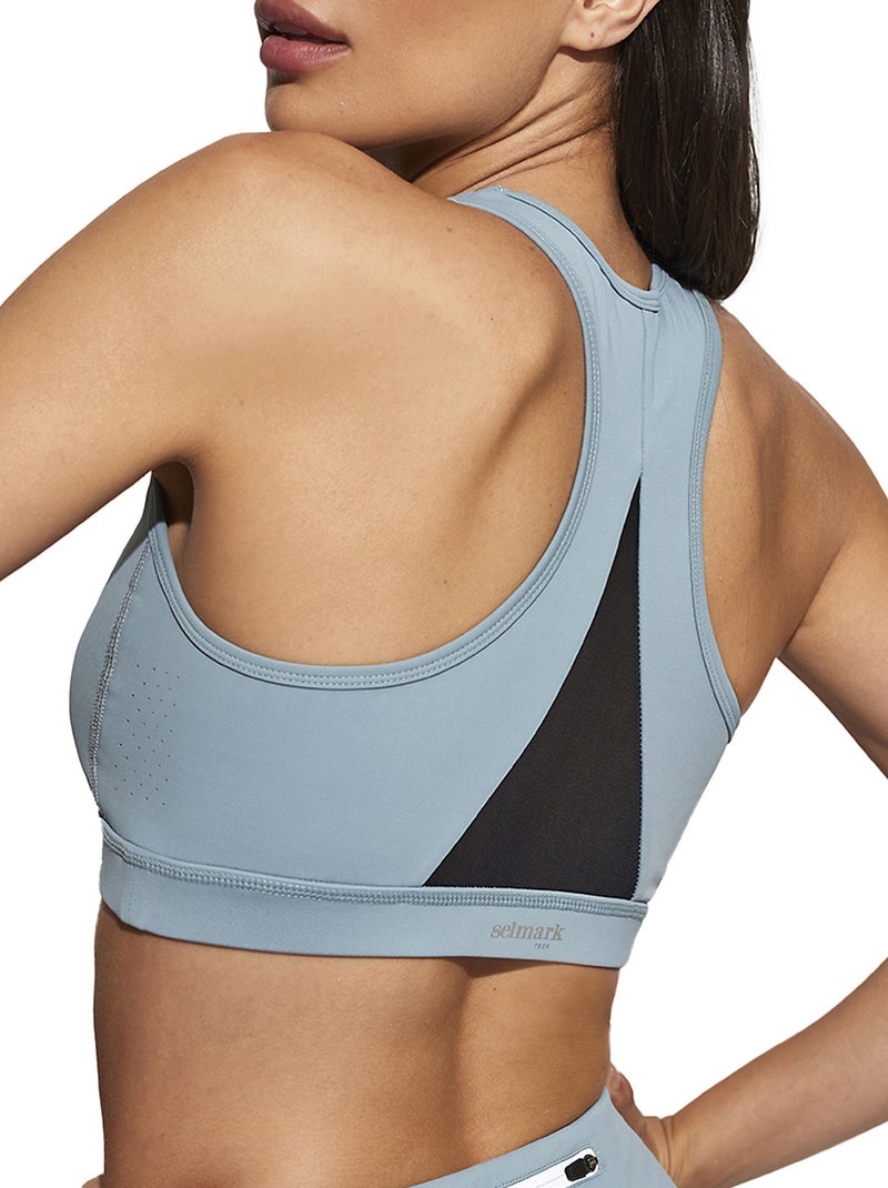 Brassière de sport Tech ST4 Vert - Kiabi